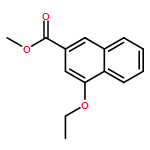 2-Naphthalenecarboxylic acid, 4-ethoxy-, methyl ester