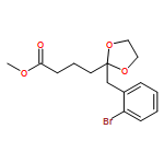1,3-Dioxolane-2-butanoic acid, 2-[(2-bromophenyl)methyl]-, methyl ester