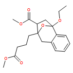 5,8-Epoxy-5H-benzocycloheptene-8(9H)-butanoic acid, 5-ethoxy-6,7-dihydro-7-(methoxycarbonyl)-, methyl ester, (5R,7S,8S)-rel-