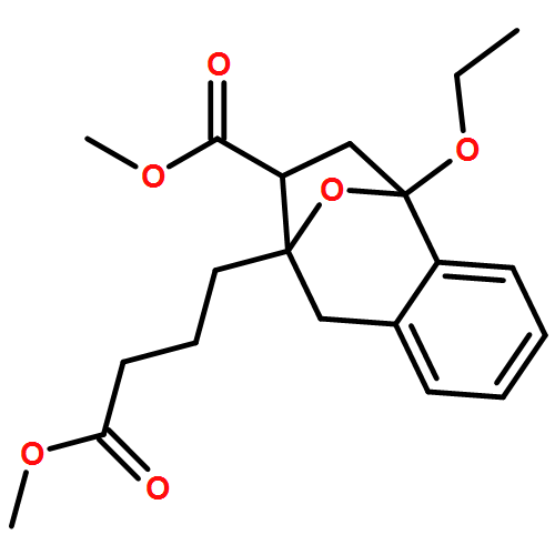 5,8-Epoxy-5H-benzocycloheptene-8(9H)-butanoic acid, 5-ethoxy-6,7-dihydro-7-(methoxycarbonyl)-, methyl ester, (5R,7R,8R)-rel-