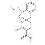 4a,10-Epoxy-4aH-dibenzo[a,d]cycloheptene-2-carboxylic acid, 10-ethoxy-3,4,5,10,11,11a-hexahydro-1-hydroxy-, methyl ester, (4aR,10R,11aR)-rel-