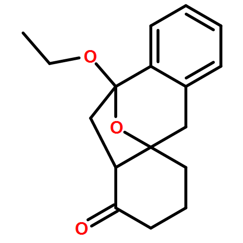 4a,10-Epoxy-4aH-dibenzo[a,d]cyclohepten-1(2H)-one, 10-ethoxy-3,4,5,10,11,11a-hexahydro-, (4aR,10R,11aS)-rel-
