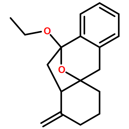 4a,10-Epoxy-4aH-dibenzo[a,d]cycloheptene, 10-ethoxy-1,2,3,4,5,10,11,11a-octahydro-1-methylene-, (4aR,10R,11aR)-rel-