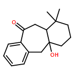 10H-Dibenzo[a,d]cyclohepten-10-one, 1,2,3,4,4a,5,11,11a-octahydro-4a-hydroxy-1,1-dimethyl-, (4aR,11aR)-rel-