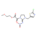 1-Imidazolidineacetic acid, 3-[(2-chloro-5-thiazolyl)methyl]-2-(nitroimino)-α-oxo-, 2-methoxyethyl ester