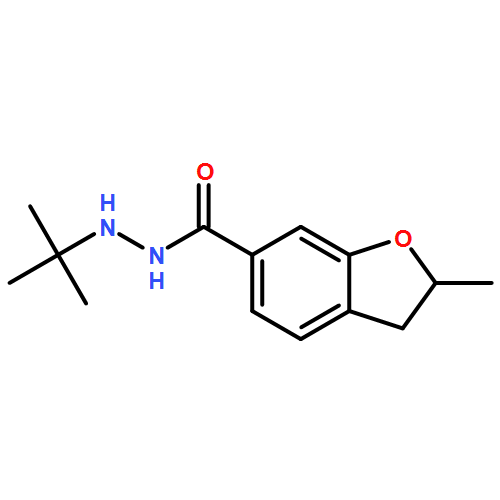 6-Benzofurancarboxylic acid, 2,3-dihydro-2-methyl-, 2-(1,1-dimethylethyl)hydrazide