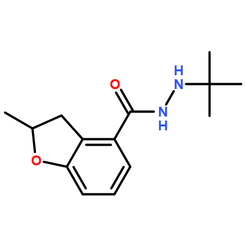 4-Benzofurancarboxylic acid, 2,3-dihydro-2-methyl-, 2-(1,1-dimethylethyl)hydrazide