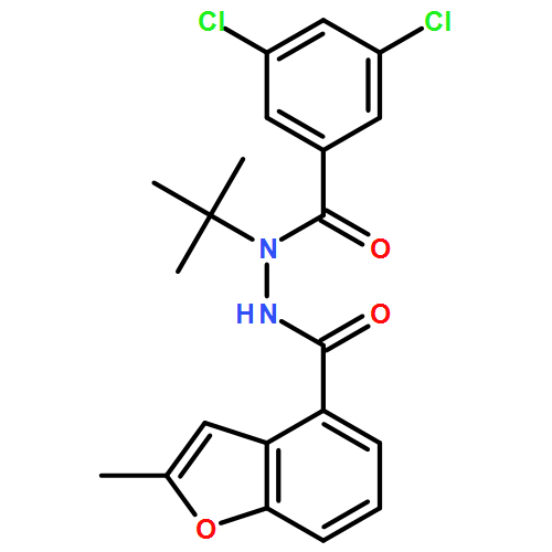 4-Benzofurancarboxylic acid, 2-methyl-, 2-(3,5-dichlorobenzoyl)-2-(1,1-dimethylethyl)hydrazide