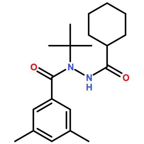 Benzoic acid, 3,5-dimethyl-, 2-(cyclohexylcarbonyl)-1-(1,1-dimethylethyl)hydrazide