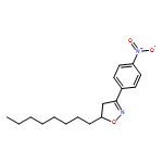 Isoxazole, 4,5-dihydro-3-(4-nitrophenyl)-5-octyl-