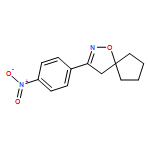 1-Oxa-2-azaspiro[4.4]non-2-ene, 3-(4-nitrophenyl)-