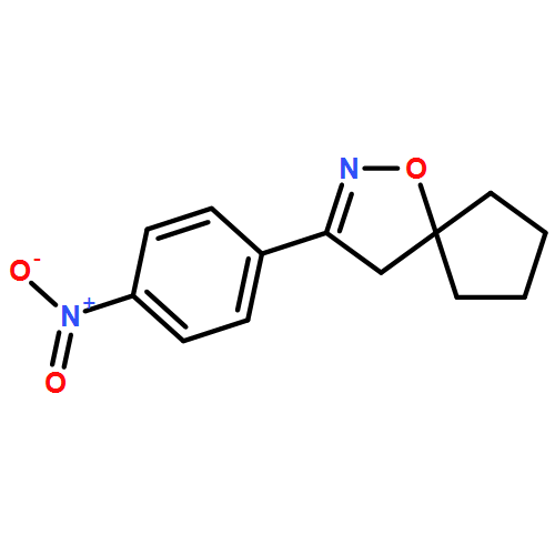 1-Oxa-2-azaspiro[4.4]non-2-ene, 3-(4-nitrophenyl)-