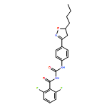 Benzamide, N-[[[4-(5-butyl-4,5-dihydro-3-isoxazolyl)phenyl]amino]carbonyl]-2,6-difluoro-