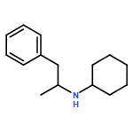 Benzeneethanamine, N-cyclohexyl-α-methyl-