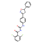 Benzamide, N-[[[4-(4,5-dihydro-5-phenyl-3-isoxazolyl)phenyl]amino]carbonyl]-2,6-difluoro-