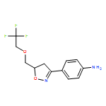 Benzenamine, 4-[4,5-dihydro-5-[(2,2,2-trifluoroethoxy)methyl]-3-isoxazolyl]-