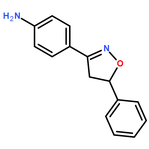 Benzenamine, 4-(4,5-dihydro-5-phenyl-3-isoxazolyl)-