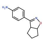 Benzenamine, 4-(3a,5,6,6a-tetrahydro-4H-cyclopent[d]isoxazol-3-yl)-
