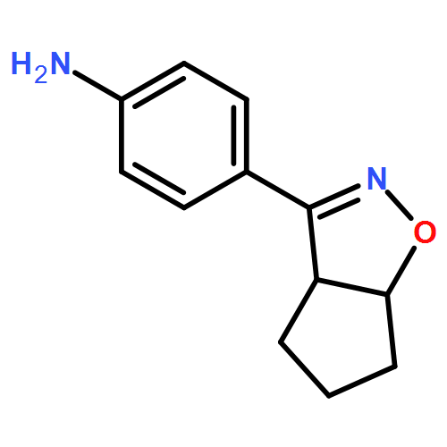 Benzenamine, 4-(3a,5,6,6a-tetrahydro-4H-cyclopent[d]isoxazol-3-yl)-