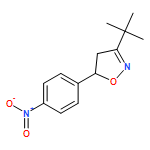Isoxazole, 3-(1,1-dimethylethyl)-4,5-dihydro-5-(4-nitrophenyl)-