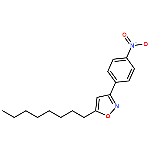 Isoxazole, 3-(4-nitrophenyl)-5-octyl-