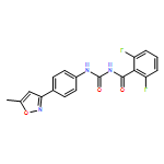 Benzamide, 2,6-difluoro-N-[[[4-(5-methyl-3-isoxazolyl)phenyl]amino]carbonyl]-