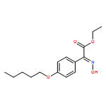 Benzeneacetic acid, α-(hydroxyimino)-4-(pentyloxy)-, ethyl ester