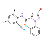 1H-Pyrazole-5-carboxamide, 3-bromo-N-(4-chloro-2-cyano-6-methylphenyl)-1-(3-chloro-2-pyridinyl)-