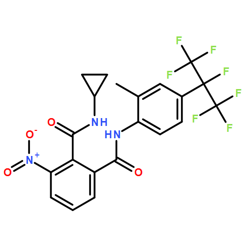 1,2-Benzenedicarboxamide, N2-cyclopropyl-N1-[2-methyl-4-[1,2,2,2-tetrafluoro-1-(trifluoromethyl)ethyl]phenyl]-3-nitro-