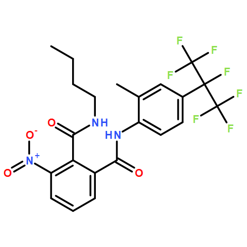 1,2-Benzenedicarboxamide, N2-butyl-N1-[2-methyl-4-[1,2,2,2-tetrafluoro-1-(trifluoromethyl)ethyl]phenyl]-3-nitro-