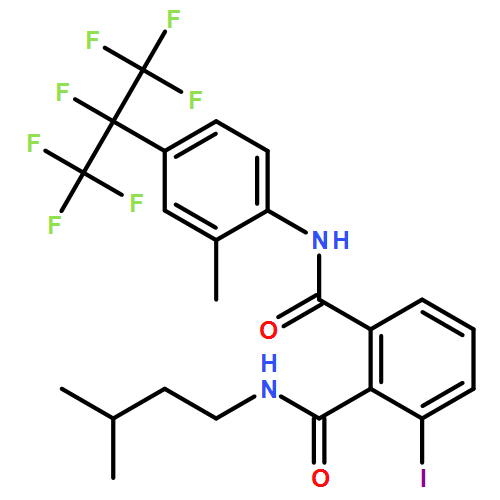 1,2-Benzenedicarboxamide, 3-iodo-N2-(3-methylbutyl)-N1-[2-methyl-4-[1,2,2,2-tetrafluoro-1-(trifluoromethyl)ethyl]phenyl]-