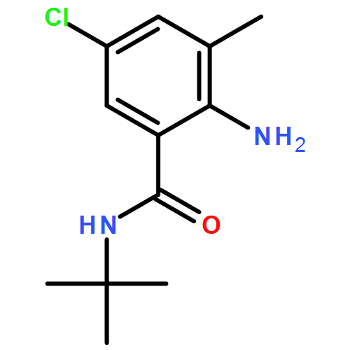 Benzamide, 2-amino-5-chloro-N-(1,1-dimethylethyl)-3-methyl-