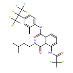 1,2-Benzenedicarboxamide, N2-(3-methylbutyl)-N1-[2-methyl-4-[1,2,2,2-tetrafluoro-1-(trifluoromethyl)ethyl]phenyl]-3-[(2,2,2-trifluoroacetyl)amino]-