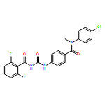 Benzamide, N-(4-chlorophenyl)-4-[[[(2,6-difluorobenzoyl)amino]carbonyl]amino]-N-methyl-