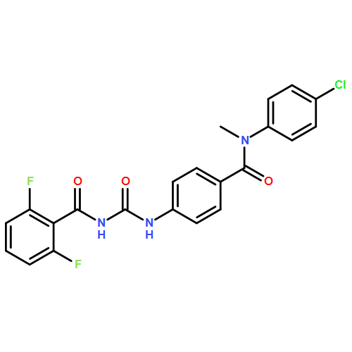 Benzamide, N-(4-chlorophenyl)-4-[[[(2,6-difluorobenzoyl)amino]carbonyl]amino]-N-methyl-