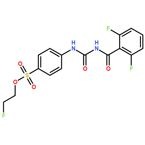 Benzenesulfonic acid, 4-[[[(2,6-difluorobenzoyl)amino]carbonyl]amino]-, 2-fluoroethyl ester