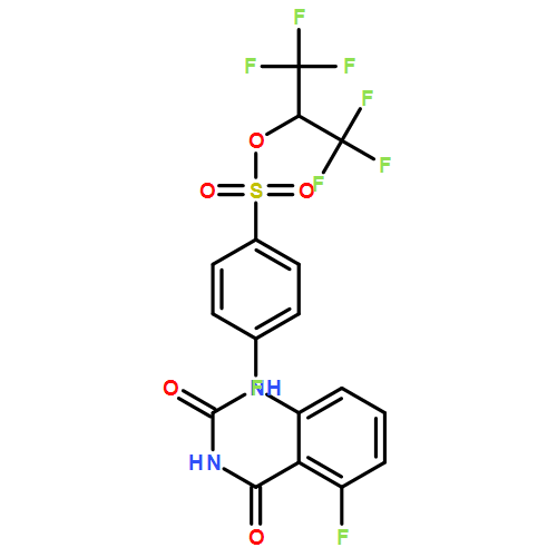 Benzenesulfonic acid, 4-[[[(2,6-difluorobenzoyl)amino]carbonyl]amino]-, 2,2,2-trifluoro-1-(trifluoromethyl)ethyl ester