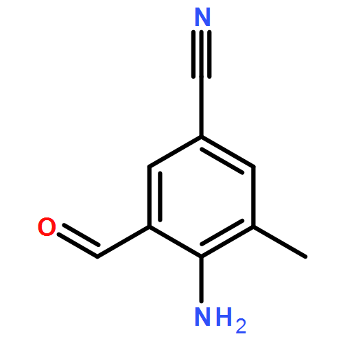 Benzonitrile, 4-amino-3-formyl-5-methyl-