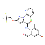 1H-Pyrazole-5-carboxamide, N-(4-bromo-2-formyl-6-methylphenyl)-1-(3-chloro-2-pyridinyl)-3-(2,2,2-trifluoroethoxy)-