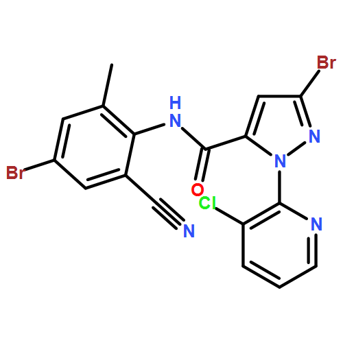 1H-Pyrazole-5-carboxamide, 3-bromo-N-(4-bromo-2-cyano-6-methylphenyl)-1-(3-chloro-2-pyridinyl)-