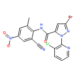 1H-Pyrazole-5-carboxamide, 3-bromo-1-(3-chloro-2-pyridinyl)-N-(2-cyano-6-methyl-4-nitrophenyl)-