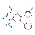 1H-Pyrazole-5-carboxamide, 3-bromo-N-(4-chloro-6-formyl-2-methyl-3-nitrophenyl)-1-(3-chloro-2-pyridinyl)-