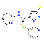 1H-Pyrazole-5-carboxamide, 3-chloro-1-(3-chloro-2-pyridinyl)-N-2-pyridinyl-