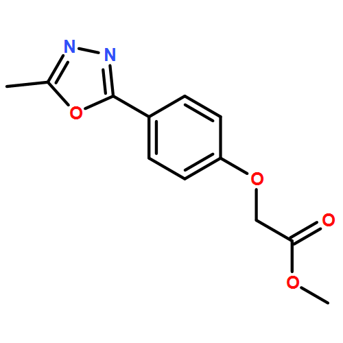 Acetic acid, 2-[4-(5-methyl-1,3,4-oxadiazol-2-yl)phenoxy]-, methyl ester