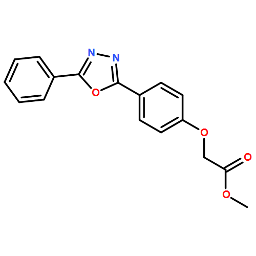 Acetic acid, 2-[4-(5-phenyl-1,3,4-oxadiazol-2-yl)phenoxy]-, methyl ester