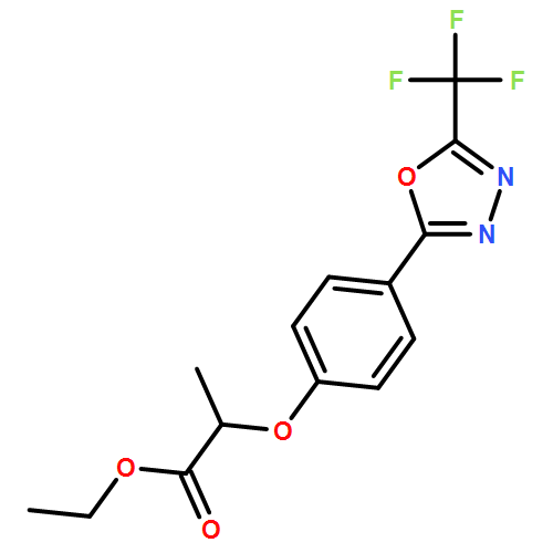 Propanoic acid, 2-[4-[5-(trifluoromethyl)-1,3,4-oxadiazol-2-yl]phenoxy]-, ethyl ester