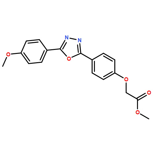 Acetic acid, 2-[4-[5-(4-methoxyphenyl)-1,3,4-oxadiazol-2-yl]phenoxy]-, methyl ester