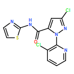 1H-Pyrazole-5-carboxamide, 3-chloro-1-(3-chloro-2-pyridinyl)-N-2-thiazolyl-