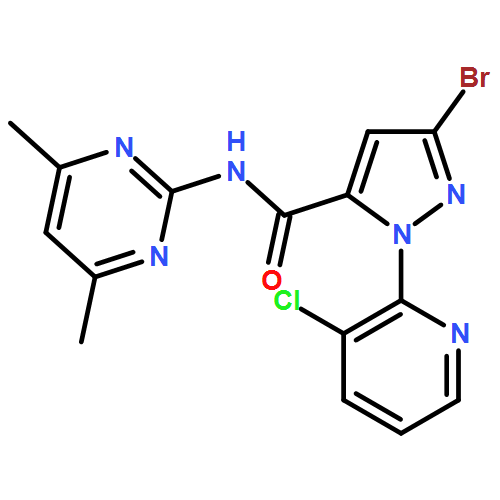 1H-Pyrazole-5-carboxamide, 3-bromo-1-(3-chloro-2-pyridinyl)-N-(4,6-dimethyl-2-pyrimidinyl)-