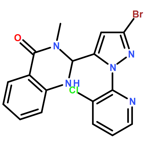 4(1H)-Quinazolinone, 2-[3-bromo-1-(3-chloro-2-pyridinyl)-1H-pyrazol-5-yl]-2,3-dihydro-3-methyl-